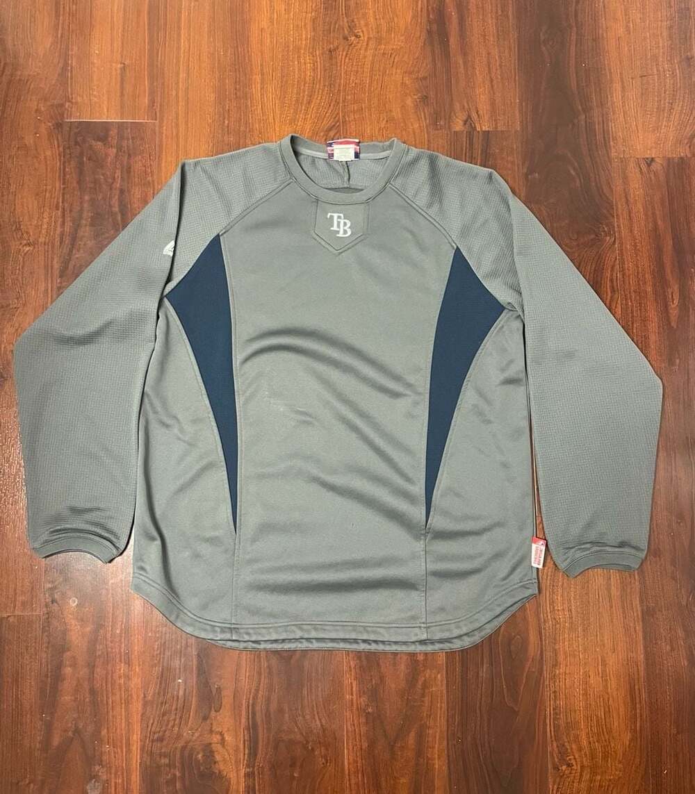 Majestic Tampa Bay Rays MLB Therma Base Authentic Collection Pullover Jacket